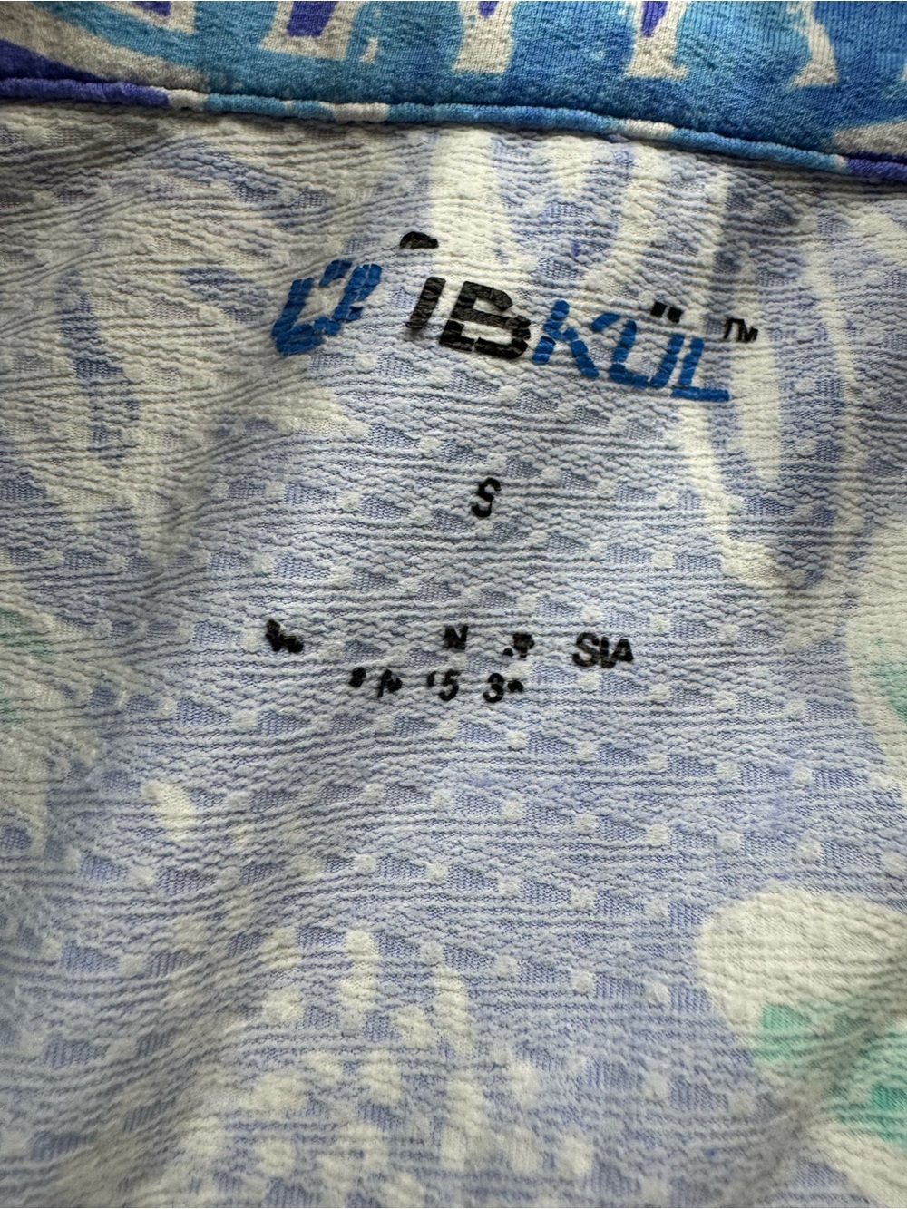 IBKUL NESSA ROYAL BLUE Ladies Long Sleeve Mock Golf Shirt size Small - Picture 3 of 7